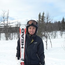 P&aring; plats i &Aring;re f&ouml;r test med Head iSL World Cup . Foto: Lennart Schr&ouml;der. &Aring;kare: Alvin Schr&ouml;der.