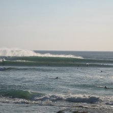 Ett fint set rullar in.... Foto: Johan Isaksson.