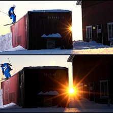 Vi drog ut i solnedg&aring;ngen och nj&ouml;t av livet!
ht. Foto: Thomas Charry. &Aring;kare: Jesper Westman.