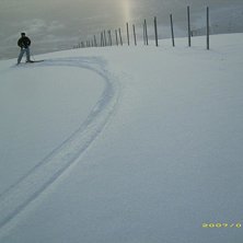 vi var sen ut men kom &auml;nd&aring; f&ouml;rst hit:). Foto: johanna. &Aring;kare: sofia w&aring;nge.