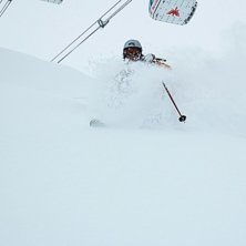 F&ouml;rsta skiddagen f&ouml;r den veckan. Under L&amp;#03. Foto: Daniel Eklund. &Aring;kare: Roberth Jensen.