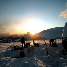 Camp III p&aring; Wolrath International Winter Expediti. Foto: Staffan Rosvall. &Aring;kare: Samojeden Nikita.
