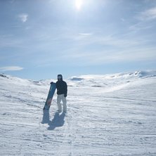 Jag i Hemsedal. Foto: Hannes Nilsson. &Aring;kare: Anton Karlsson.