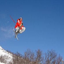 Byggde ett hopp i offpisten (Palles R&ouml;j) och fick. Foto: Preben Carlsson. &Aring;kare: Thomas &Ouml;gren.