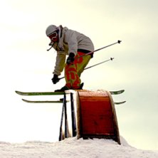 Jag vet! Det &auml;r inge action i bidlen men den 
fu. Foto: Valter Olsson. &Aring;kare: Johan Lantz.