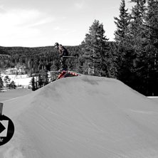 En flat-down rail. Sk&ouml;n som fan. ( 07/08 ). Foto: Mamma. &Aring;kare: Jag.