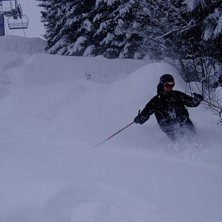 Tre dagars konstant sn&ouml;ande har b&aring;de sina f&ouml;rde. Foto: Anna St&aring;lstad. &Aring;kare: Erik Alpteg.
