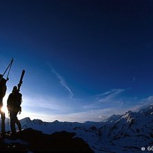 Vi hade i alla fall en solnedg&aring;ng.. Foto: G Fries. &Aring;kare: L&aring;ng-Mange, Billy.