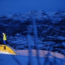 Adam Wid&eacute;n p&aring; rainbowen i Hemsedal under Hollywo. Foto: Adam Klingeteg. &Aring;kare: Adam Wid&eacute;n.