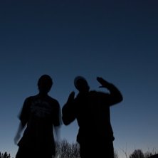 Martin och Henke posar snyggt som vanligt.. Foto: Philip Bodell. &Aring;kare: Henke och Martin.