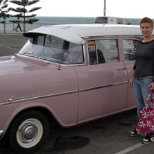 Min coola bil i Australien!!!. Foto: Stu. &Aring;kare: Jag.