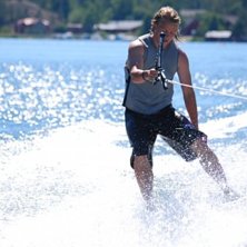 Wakeskating skills av mig.... Foto: Robin Cyreus. &Aring;kare: Jak.