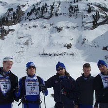Team Sweden under World Scout Winter Games. Vad g�. Foto: KISC Staff. &Aring;kare: Team Sweden.