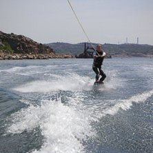 M&aring;ste ju bara ber&auml;tta om mitt nyfunna intresse. . Foto: Viktor. &Aring;kare: Jenny.