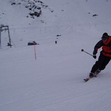 Cruser nedover en fin slapp &aring;pen slette p&aring; slutt. Foto: Niels-Edwin Dannevig. &Aring;kare: Christian Olsen.