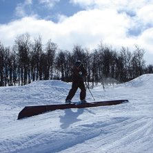 Jag drar en Rail i Ramisparken. Foto: Josefine Bergs. &Aring;kare: Micke Lind.