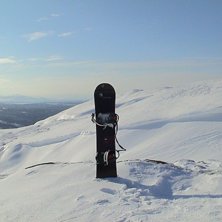 Vi kl&auml;ttrade upp p&aring; berget ovanf&ouml;r tegefj&auml;ll f. Foto: Ola Lagerholm.