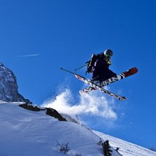 H&auml;rlig dag i Zermatt. Foto: Christian Fickler. &Aring;kare: Robin Ljungqwist.