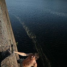 Jesper frisolokl&auml;ttrar &amp;quot;Flaket&amp;quot;. Foto: Jonas Ahlman. &Aring;kare: Jesper.