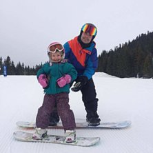 Endelig vinterferie!
God stemning i barnebakken..