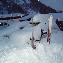 S&aring; h&auml;r s&aring;g bilarna ut n&auml;r vi kom tillbaka efte. Foto: Henrik Johansson.