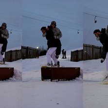Tricket helt enkelt. YE! Kan ses i luledudes video. Foto: Karl Lundqvist. &Aring;kare: R&auml;nton och John.