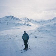 Gott om plats i backarna i Riksgr&auml;nsen.... Foto: Fredrik Bergstedt.