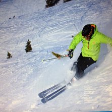 Utanf&ouml;r pisten i Zermatt. Foto: Anja. &Aring;kare: Tombalabomba.