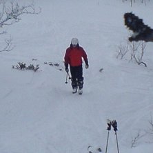 En l&auml;ngtan efter vinter . Foto: Jonas Byding. &Aring;kare: Andreas Cardesj&ouml;.
