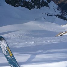 Jaha.. efter att ha svettats n&aring;dde vi detta &aring;k o. Foto: Petter Wetterholm. &Aring;kare: Min h&ouml;gra skida.