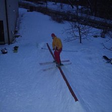 Byggde upp en liten rail hemma ;). Foto: Mattias Bohlin. &Aring;kare: Martin Bohlin.