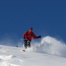 A sunny and a powder day after a snowy day - Perfe. Foto: Jean Pierre the guide. &Aring;kare: Toni ski kmx.