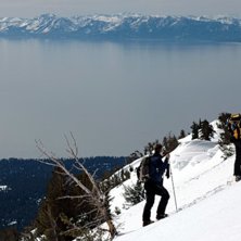 En lagom backcountrytur upp p&aring; Mt. Rose med fanta. Foto: Stefan Broman. &Aring;kare: TB och JB.