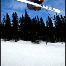 Sk&ouml;n dag i br&auml;cke med en nyshapad och sm&ouml;rig pi. Foto: Johan Schedin. &Aring;kare: Fredrik Bondeson.