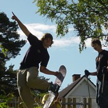 Sommar session me sn&ouml; fr&aring;n ishallen
. Foto: Anna. &Aring;kare: Micke.