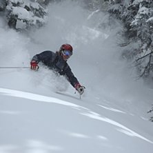 En f&ouml;rtr&auml;fflig puderdag i 7e himlen!. Foto: Erik. &Aring;kare: Alexander Nyl&eacute;n.