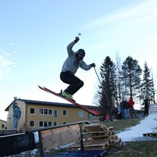 En liten jibsession ordnades i Lule&aring; av ett g&auml;ng. Foto: Johan Olsson-Lasu. &Aring;kare: Henrik Petersson.
