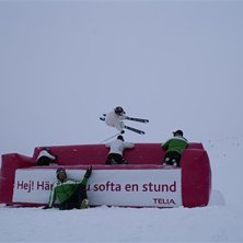 Big day out i S&auml;len. Telia hade fotosession &amp;. Foto: Telia. &Aring;kare: Christoffer Aldell.