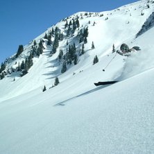Puder&aring;kning p&aring; Spieleckkogels baksida, bort fr&aring;. Foto: Tomas Wall. &Aring;kare: Richard Ovesen.