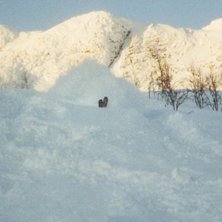 Puder p&aring; berget... Foto: Mattias Kempe. &Aring;kare: Dan Ring.