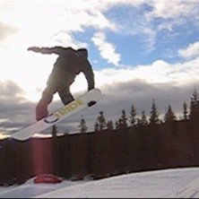 Big jump i Trysil parken:D. Foto: Jonas B&auml;ck. &Aring;kare: Joakim Gr&ouml;nber.