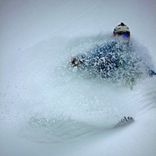 60 inches of &amp;quot;the greatest snow on earth&. Foto: Henrik Liljeqvist. &Aring;kare: Robert Hortlund.