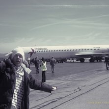 P&aring; v&auml;g hem fr&aring;n en st&ouml;rt sk&ouml;n vecka med masso. Foto: .. &Aring;kare: Jag.
