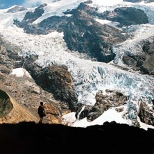 En hajk upp ovanf&ouml;r Stafal mot Lyskamm.. Foto: Johan Berglund. &Aring;kare: Hustrun.