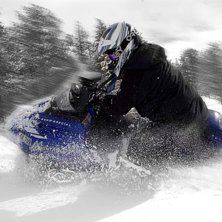 Mkt sn&ouml; men tungt, sv&aring;rt att f&aring; upp lite fart!. Foto: Stefan Karlberg. &Aring;kare: Stefan Halfvars.