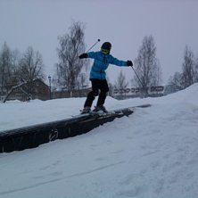 jag railar p&aring; mailboxen. Foto: Albin Jonsson (JIBB-Albin). &Aring;kare: Jag.