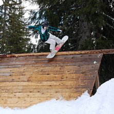 Burton Stashpark Avoriaz. Foto: Anna Nilsson. &Aring;kare: Victoria Bergqvist.