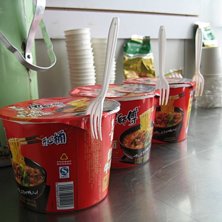 Foto: Jan Stala. &Aring;kare: Expensive and tasty noodles at 2650 m above sea level.