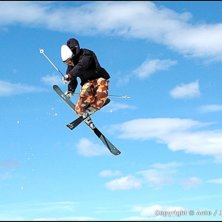 N&auml;st sista skiddagen f&ouml;r s&auml;songen. Underbart v�. Foto: Andreas Fransson. &Aring;kare: Kristian F&auml;lt.