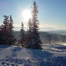 Knallfint p&aring; fjellet i dag!
Sol og bl&aring; himmel p�.